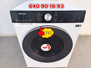 LAVADORA HISENSE 10,5 KILOS 1400 RPM. A+++. LLEVO