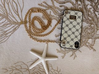 Custodia iPhone XR con catena a tracolla