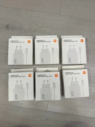 Lote de 6 cargadores Xiaomi 67W HyperCharge Combo