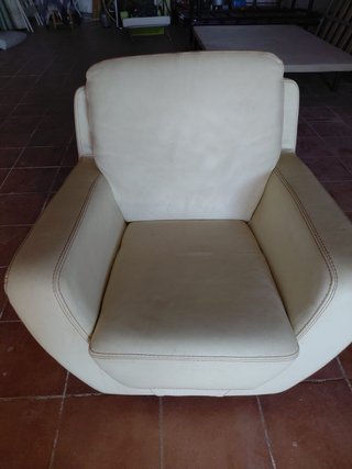 Poltrona in pelle
