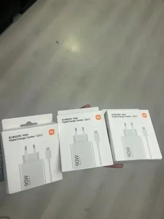 Lote 3x Cargador Xiaomi 90W HyperCharge Combo Typ