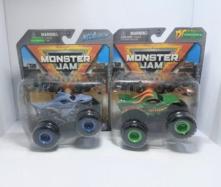 Monster Jam Megalodon + Dragon, True Metal "Concen