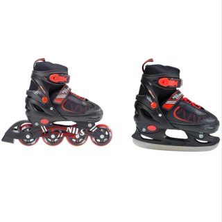 Pattini 4 in 1 Nils Extreme (Linea e Ghiaccio) NUOVI