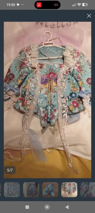 Traje de fallera niña