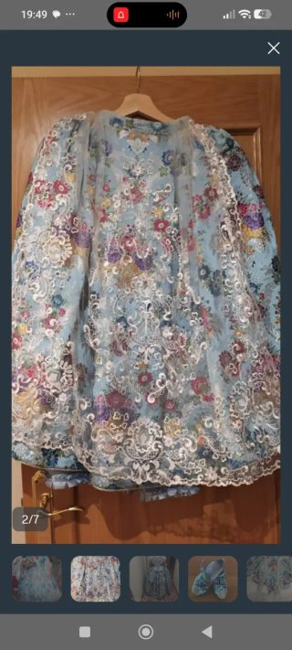 Traje de fallera niña