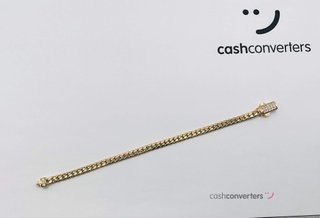 pulsera oro 18k con circonita