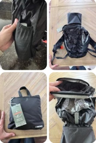 Mochila de Senderismo Laimewee Negra