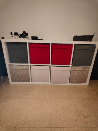 Estantería Kallax Ikea 8 cubos