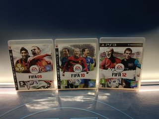3 videojuegos FIFA 09 + FIFA 10 + FIFA 12 PS3 - PlayStation 3