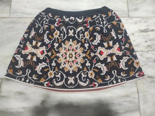 Falda de punto Pull&Bear estampado tapiz