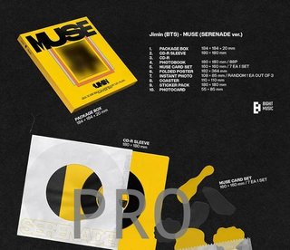 BTS - JIMIN - Muse (2nd Solo Album) - Opción: Serenade (Amarilla)