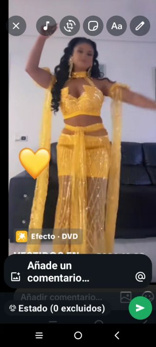 Vestido de fiesta amarillo