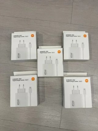 Lote de 5 cargadores Xiaomi 45W HyperCharge Combo