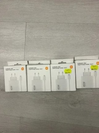 Lote de 4 cargadores Xiaomi 45W HyperCharge Combo