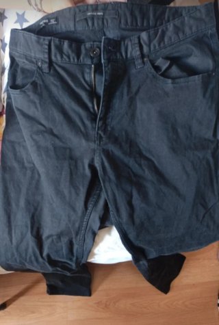 Pantalones Mango Man Negros Talla M