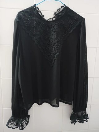 Camisa Negra Mujer Talla M