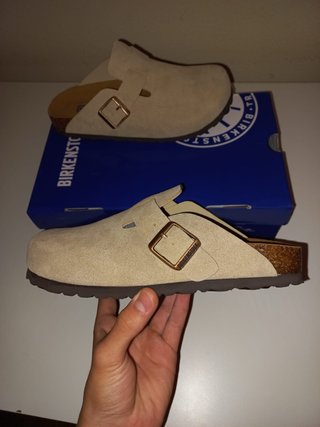 Sandalias Birkenstock Boston Beige Talla 37