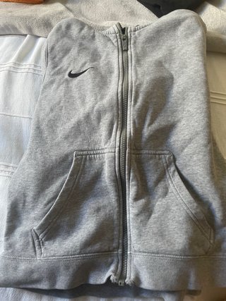 Sudadera Nike Gris con Cremallera