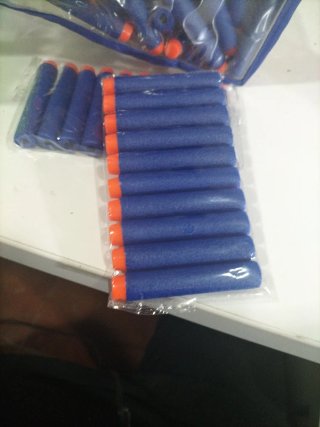 315 Dardos Espuma Naranja y azul compatible Nerf