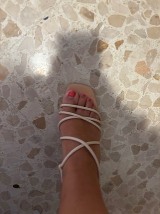 Tacones Stradivarius Beige