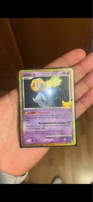 Carta Pokémon Uxie Nivel 55