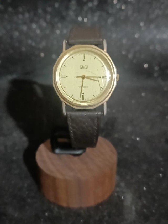 Reloj Q&Q Quartz Dorado