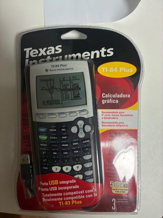 Calculadora Gráfica Texas Instruments TI-84 Plus