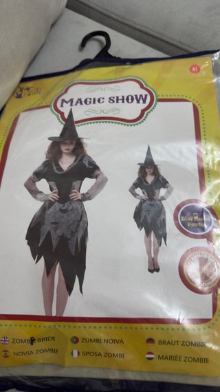 Disfraz Bruja Zombie Halloween XL
