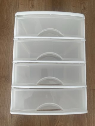 Cajonera Organizadora Plástico 4 Niveles
