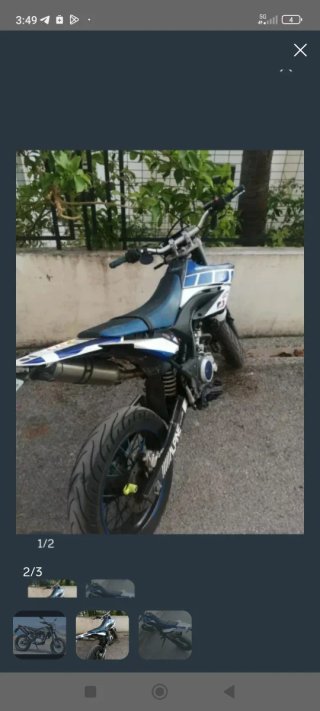 Yamaha WR125X Supermotard Azul/Blanco