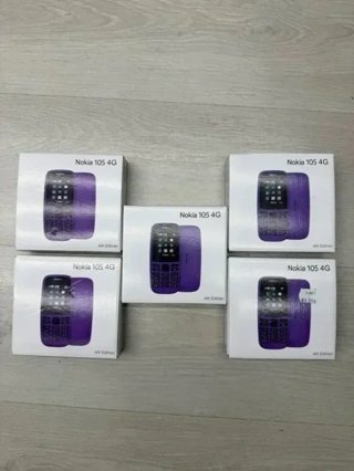 Lote di 5 Nokia 105 - cellulari base 4G Dual SIM