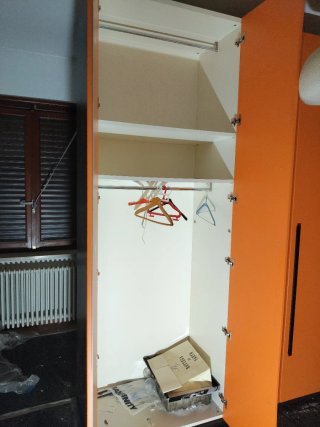 Armadio 6 ante con cassettiera interna molti ripia