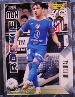 Cromo Megacracks 26/27 Julio Díaz