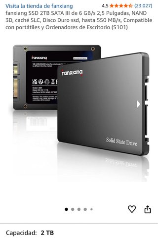 SSD 2TB Fanxiang S101 2.5 SATA III