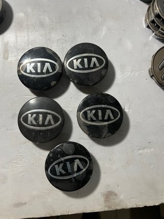 5 Tapas de Buje para Llantas Kia