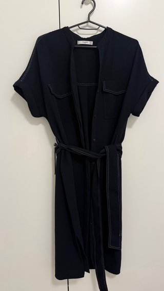 Vestido Negro Mango Talla M muy elegante