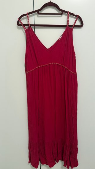 Vestido Rojo de Tirantes