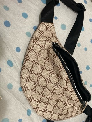 Marsupio uomo beige e marrone