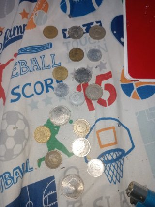 Colección de monedas antiguas