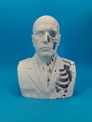 Busto 3D Mussolini 25cm