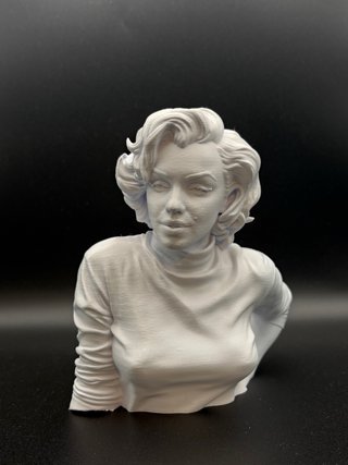 Busto Marilyn Monroe 3D 27cm
