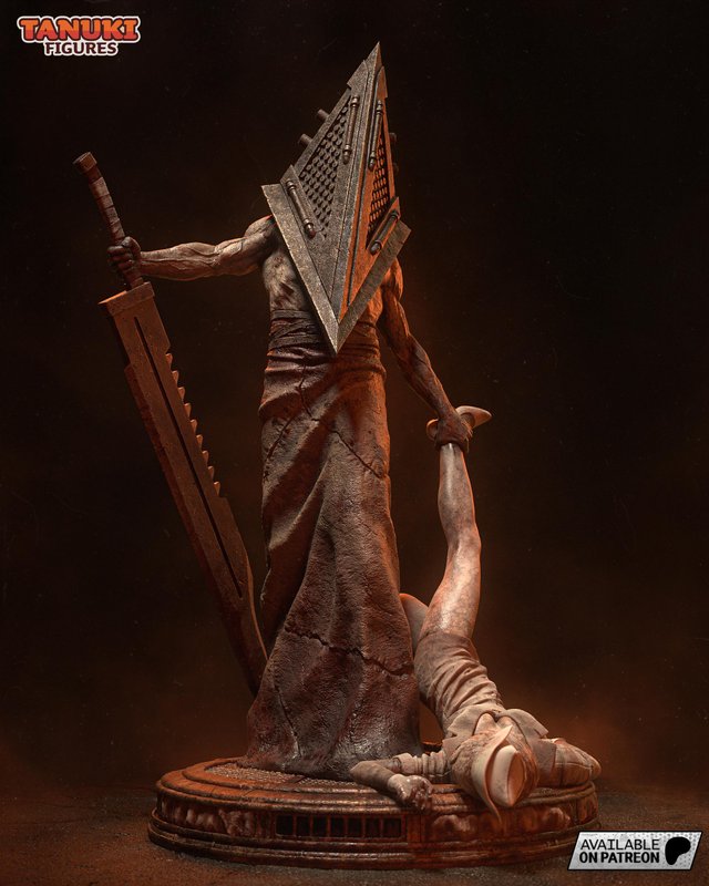 Pyramid Head Silent Hill kit resina sin pintar