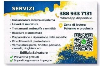 Imbianchino, muratore tel 3889337131 Palermo