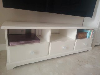 Mueble Tele blanco Ikea Hemnes liatorp kenay