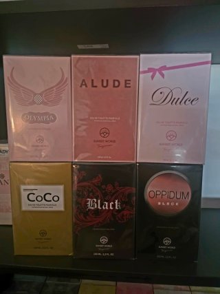 Lote de 6 Perfumes Mujer Sunset World