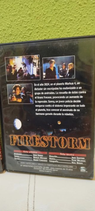 Pack 2 Películas DVD: Firestorm y Fotografía Morta
