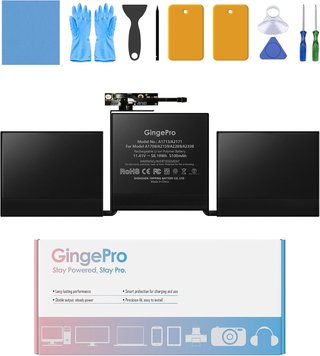 GINGEPRO Batería A1713 A2171 5100mAh 11,41V A2338