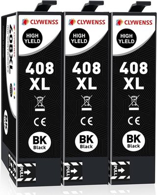 Clywenss 408XL Tinta Workforce Pro WF-C4310DW