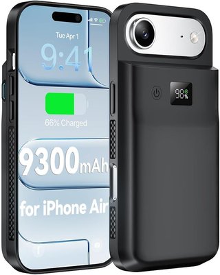GagaKing Custodia Batteria 9300mAh per iPhone Air 6.5''