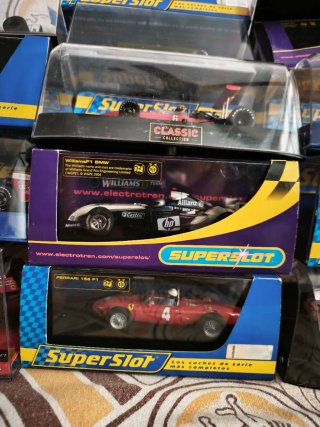 Lote de coches de slot Scalextric y Superslot